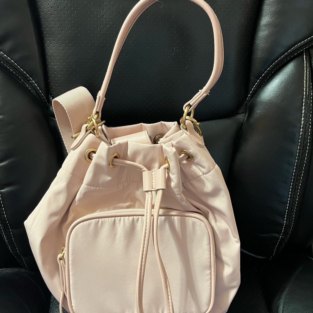 Women’s Pink Drawstring Bucket Bag - Brand